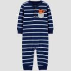 Baby Boys' Tiger Pocket Jumpsuit - Just One You Made By Carter's Navy Newborn, Boy's, Blue