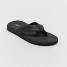 Men's Guy Flip Flop Sandals - Goodfellow & Co Black