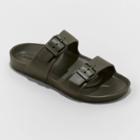 Men's Carson Two Band Slide Sandals - Goodfellow & Co Olive Green