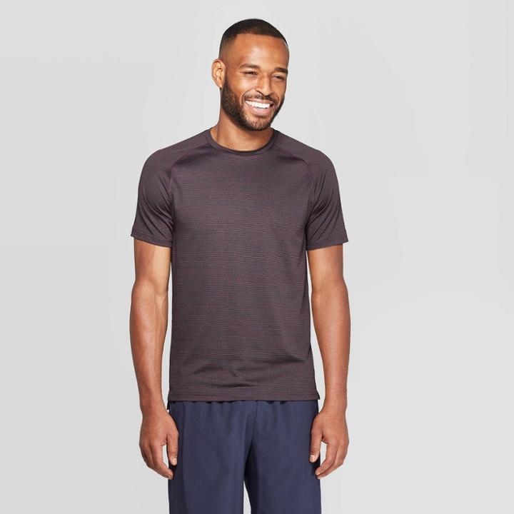 Petitemen's Short Sleeve Nylon T-shirt - C9 Champion Berry Purple/cranberry L, Size: Large, Pink Purple / Red