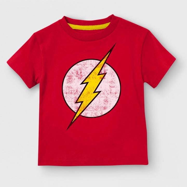 Toddler Boys' Dc Comics The Flash Short Sleeve T-shirt - Red