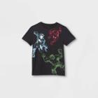 Boys' Marvel Team Up Short Sleeve Graphic T-shirt - Black Xs - Disney