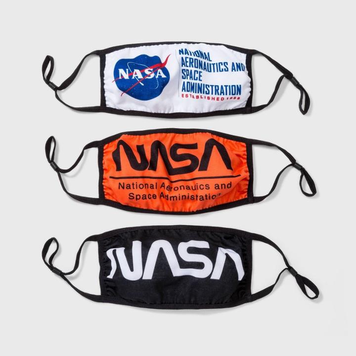 3pk Adult Nasa Cloth Face Mask -