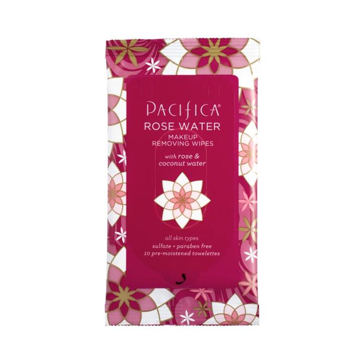 Pacifica Rose Water Makeup Removing Wipes Facial Cleanser