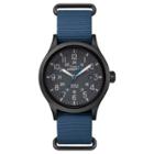 Men's Timex Expedition Scout Watch With Nato Nylon Strap - Black/blue Tw4b04800jt