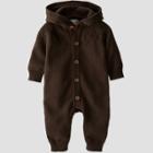 Baby Organic Cotton Knit Sweater Jumpsuit - Little Planet By Carter's Brown