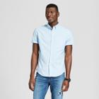Men's Short Sleeve Button-down Shirt - Goodfellow & Co Bayshore Blue