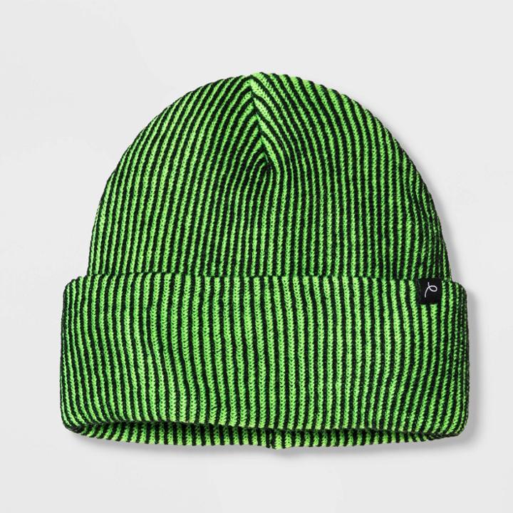 Kids' Beanie Hat - Art Class Green, Kids Unisex, Green Black