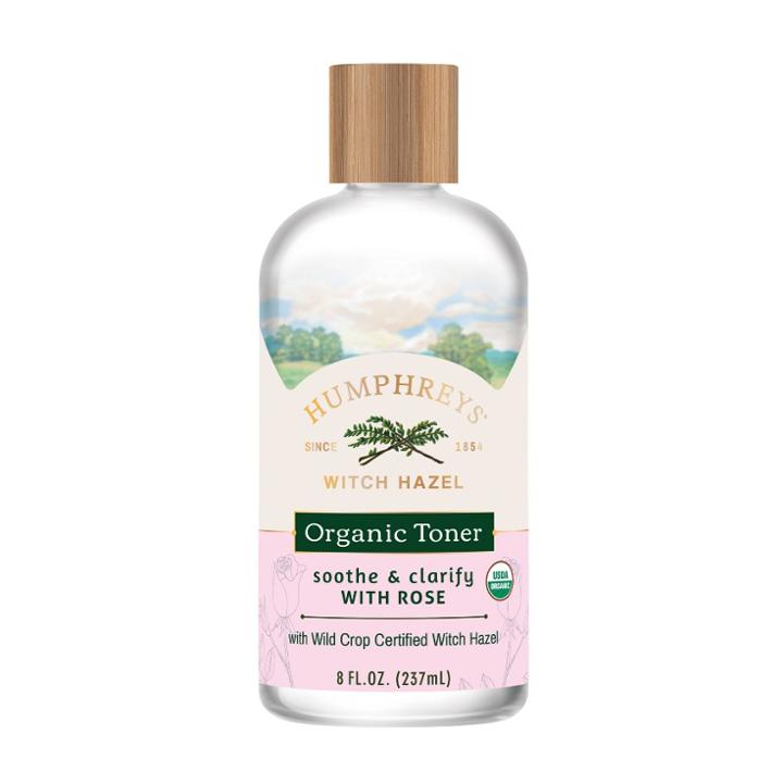 Humphreys Certified Organic Witch Hazel Toner - Rose