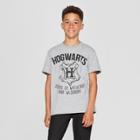Boys' Harry Potter Hogwarts Short Sleeve T-shirt - Heather Gray
