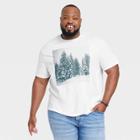 Men's Big & Tall Printed Graphic T-shirt - Goodfellow & Co White