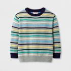 Toddler Boys' Crew Neck Pullover Sweater - Cat & Jack Gray Multi