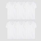 Fruit Of The Loom Men's 6pk V-neck T-shirt - White