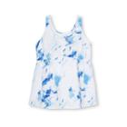 Maternity Button-front Tank Top - Isabel Maternity By Ingrid & Isabel Blue Tie-dye