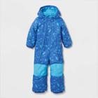 Toddler Boys' Spaceship Long Sleeve Standard Snowsuit - Cat & Jack Royal Blue