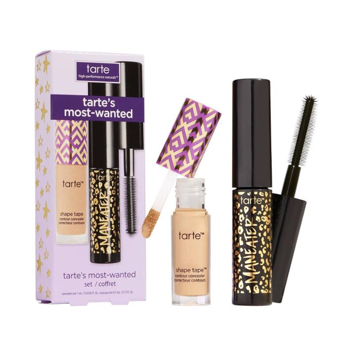 Tarte Travel Size Shape Tape Concealer & Maneater Mascara Set - Light Neutral - 0.184 Fl Oz/2ct - Ulta Beauty