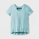 Girls' Basic Short Sleeve T-shirt - Art Class Turquoise