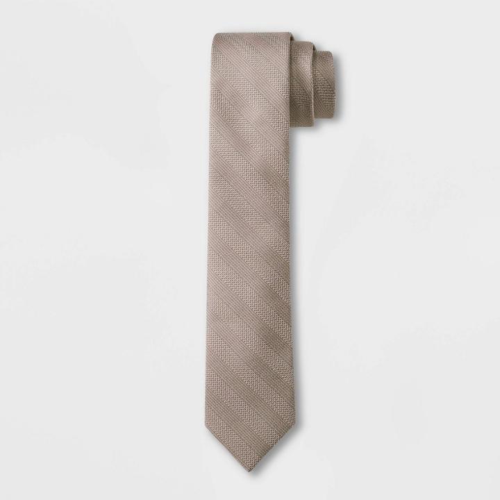 Men's Non Solid Striped Tie - Goodfellow & Co Pink