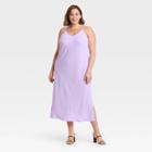 Women's Plus Size Slip Dress - A New Day Lavender