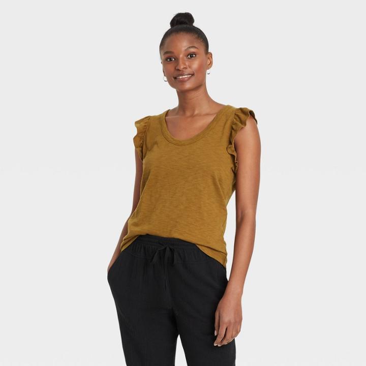 Women's Tank Top - Universal Thread Brown