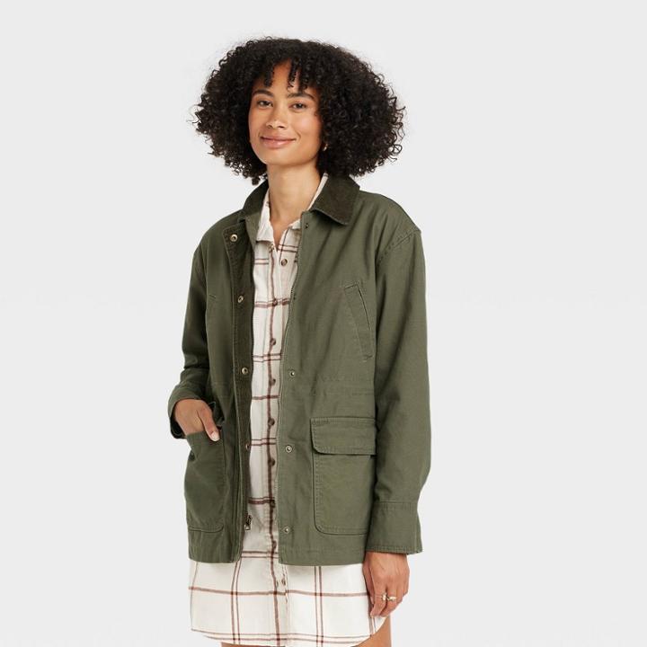 Women's Anorak Jacket - Universal Thread Green