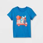 Toddler Boys' Shark Ice Cream Truck Graphic Short Sleeve T-shirt - Cat & Jack Blue