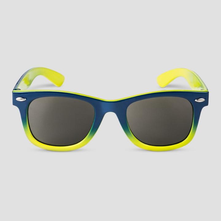 Boys' Ombre Wayfare Sunglasses - Cat & Jack Blue/green