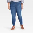 Women's Plus Size Mid-rise Skinny Jeans - Universal Thread Blue