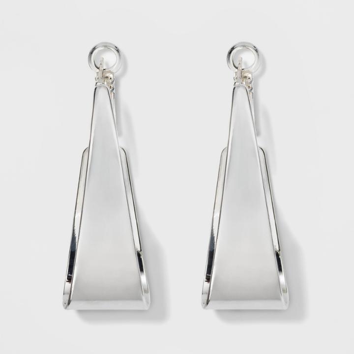 Large Flat Hoop Earrings - A New Day