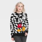 Women's Mickey Mouse Graphic Sweater - Black