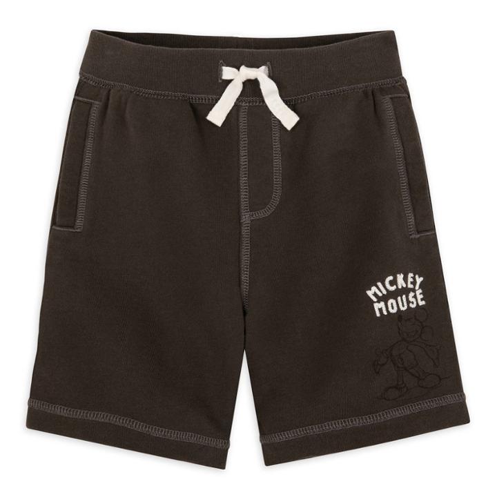 Boys' Disney Mickey Mouse Fleece Shorts - Black 3 - Disney