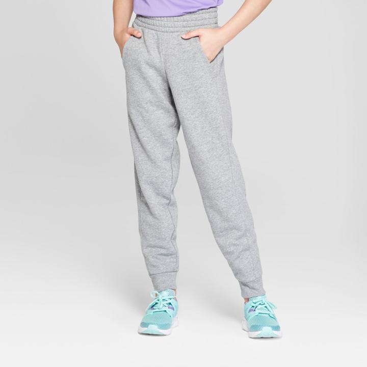 Girls' Plus Cotton Fleece Jogger - C9 Champion Light Gray Heather Xl Plus, Heather Grey