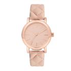 Women's Quilted Strap Watch - A New Day Pale Blush