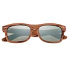 Earth Wood Maya Polarized Sunglasses - Red Rosewood/silver,