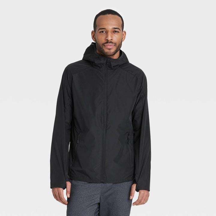 Men's Windbreaker Jacket - All In Motion Black