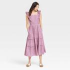 Women's Flutter Sleeveless Dress - Universal Thread Purple
