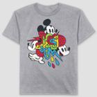 Mickey Mouse & Friends Boys' Mickey Mouse And Friends Retro Short Sleeve Graphic T-shirt - Gray