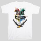 Men's Harry Potter Crest Short Sleeve Graphic T-shirt - White