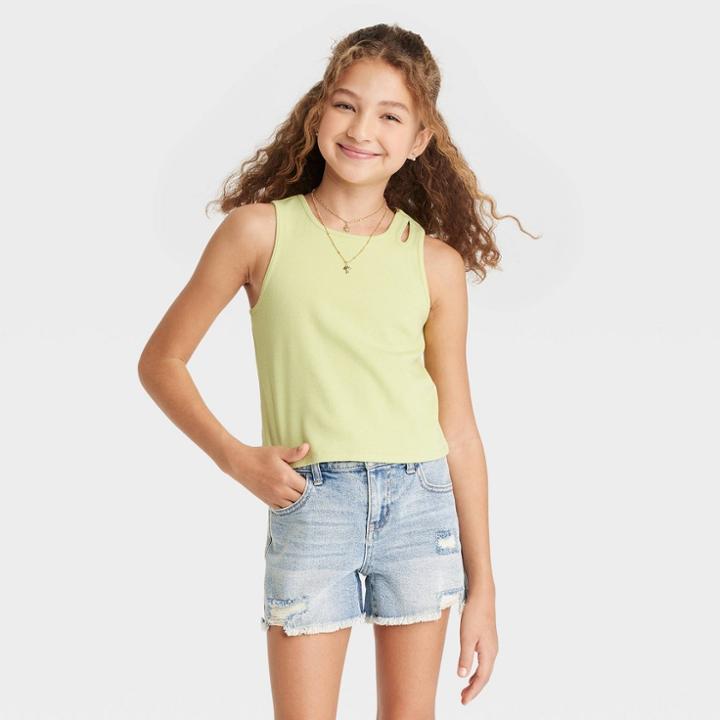 Girls' Cut Out Tank Top - Art Class