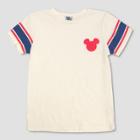 Junk Food Boys' Mickey Mouse Short Sleeve T-shirt - Ivory