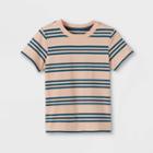 Toddler Boys' Striped Jersey Knit Short Sleeve T-shirt - Cat & Jack