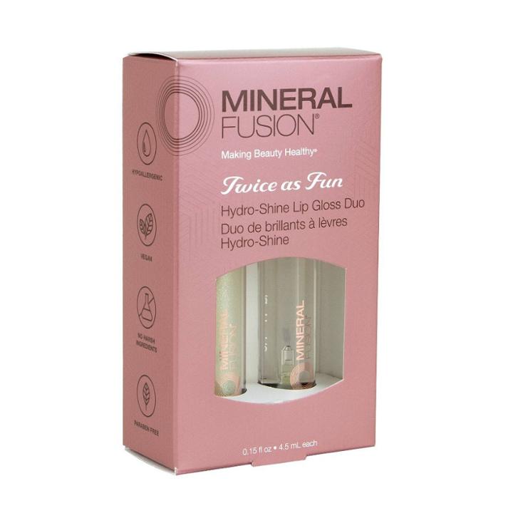 Mineral Fusion Twice As Fun - Hydro-shine Lip Gloss Duo