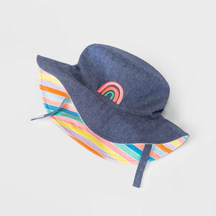 Toddler Girls' Reversible Bucket Hat - Cat & Jack