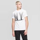 Men's Short Sleeve Crewneck Ny Hustle Graphic T-shirt - Awake White