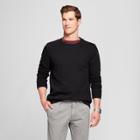 Men's Standard Fit Long Sleeve Sensory Friendly Crew Neck Sweatshirt - Goodfellow & Co Black M,