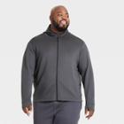 Men's Big & Tall Tech Fleece Full Zip Hoodie - All In Motion Dark Gray