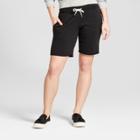 Women's Knit Bermuda Shorts - Mossimo Supply Co. Black