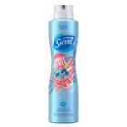 Secret Invisible Spray Antiperspirant And Deodorant For Women Summer Berry