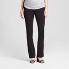 Target Maternity Crossover Panel Bootcut Trouser - Isabel Maternity By Ingrid & Isabel Black