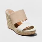 Women's Dv Adelina Two Band Wedge Espadrille Sandals - Blush